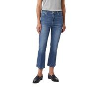 Ankle-Jeans, Damen, Gr. 36, N-Gr, blau (blau used), Denim/Jeans, Obermaterial: 99% Baumwolle, 1% Elasthan, COMMA CASUAL IDENTITY, casual, ausgestellt ca. Mitte Wade, Jeans, washed, 5-Pocket, casual, f