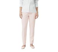 Comma Hose Cigarette-Pants Elastisch mit Bügelfalte Damen Rosa Größe 46