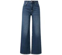 Loose-fit-Jeans "sorgt für eine moderne Silhouette", Damen, Gr. 44, N-Gr, blau (blau used), Denim/Jeans, Obermaterial: 99% Baumwolle, 1% Elasthan, COMMA CASUAL IDENTITY, casual, loose fit lang, Jeans,