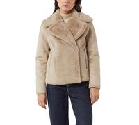 Comma Fake Fur-Jacke im Materialmix