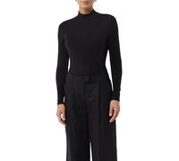 Comma Langarmshirt – 76% Lyocell, 19% Wolle, 5% Elasthan, Regular Fit – Damen Schwarz Gr. 38