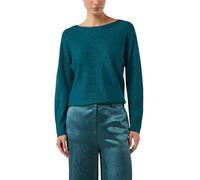 Comma Feinstrick-Pullover aus Glitzergarn mit Fledermausärmel