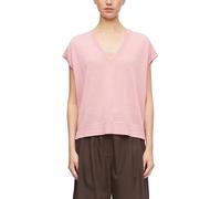 Comma Strickpullover 2180479 4180 Feinstrick Leinenmix rosa Größe M