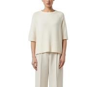 Comma Feinstrickpullover mit Halbarm Creme Größe XL