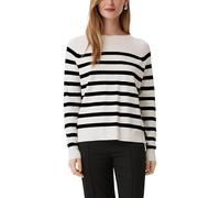 Comma Feinstrickpullover mit Streifen