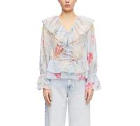 comma - Bluse blau|mehrfarbig - Gr. - 36