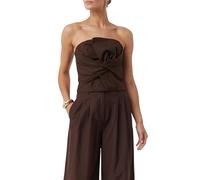 Comma Festives Corsagen-Top mit Smok-Detail x Füsun Lindner