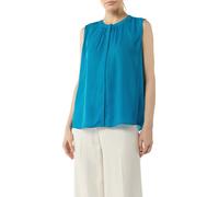COMMA Fließende Chiffonbluse mit Knopfleiste