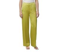 comma Fließende Wide-Leg-Hose aus Satin im Relaxed Fit kiwigrün 34/REG