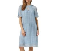 Comma Fließendes Plissee-Kleid aus Chiffon mit All-Over-Print