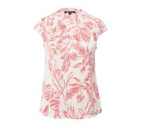 comma Gemusterte Satin-Bluse mit Raffung perlmuttrosa 48