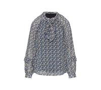 Comma Gemusterte Schluppenbluse aus Chiffon