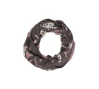 Gemusterter Loopschal aus Viskosemix braun|mehrfarbig ONESIZE