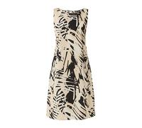 comma Knielanges Kleid mit Rundhalsausschnitt in Black, Größe 38