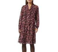 Comma Gemustertes Chiffonkleid mit Schluppe