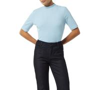 T-Shirt COMMA Gr. 42, blau (sky blue) Damen Shirts (32933755-42) sky blue