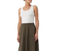 Geripptes Top im Slim Fit weiß 42