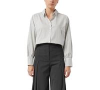 Comma Gestreifte Hemdbluse aus Popeline