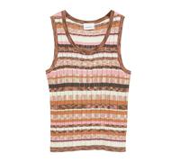 comma - Gestreifter Strick-Pullunder pink/orange - Gr. - 38