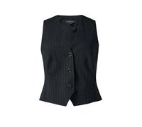comma Weste mit Knopfleiste in Marine, Größe 38