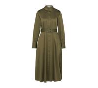 Hemdblusenkleid aus Baumwollsatin 34 olive 2176669.7992.34
