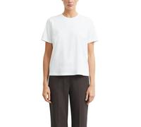 Comma T-Shirt Damen weiß Rundhals 100% Baumwolle Gr. 38