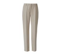 comma Stoffhose mit Bügelfalten und Gesäßtaschen in Offwhite, Größe 46