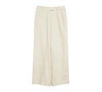 Strukturierte Wide-Leg-Hose aus Lyocellmix beige 48/REG
