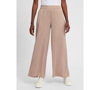 comma Palazzo-Hose aus Satin mit Eingrifftaschen braun 38/Long