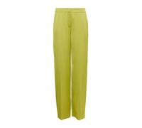 COMMA Wide Leg Stoffhose mit Bügelfalten in Gruen, Größe 42/32