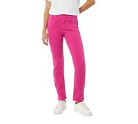 Skinny Jeans mit geschlitztem Saum pink 34