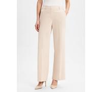 comma Hose mit Leinenanteil Damen beige, 40