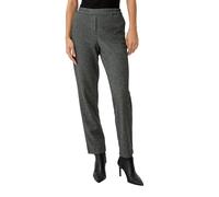 Comma Hose Damen Pepita-Muster Anthrazit Größe 38