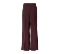 comma Stoffhose mit elastischem Bund in Bordeaux, Größe 36