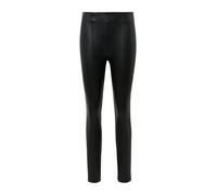 Leggings COMMA, Damen, Gr. 46, N-Gr, schwarz, Web, Obermaterial: 95% Polyester, 5% Elasthan, unifarben, casual, normal, Hosen, aus Lederimitat, Slim Fit (85494212-46) schwarz