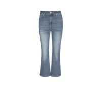 Ankle-Jeans, Damen, Gr. 42, N-Gr, blau (blau used), Denim/Jeans, Obermaterial: 99% Baumwolle, 1% Elasthan, COMMA CASUAL IDENTITY, casual, ausgestellt ca. Mitte Wade, Jeans, washed, 5-Pocket, casual, f