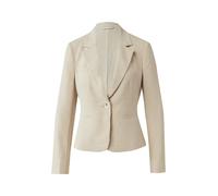 comma Slim Fit Blazer mit Viskose-Anteil in Sand, Größe 42