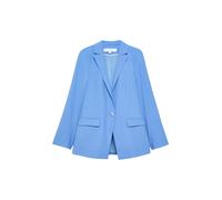 Comma Blazer Indoor-Blazer antailliert Viskosestretch Blau Größe 38