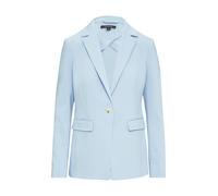 Comma Indoor-Blazer - tailliert, Reverskragen, Pattentaschen - canal blau Gr. 40
