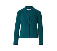 comma Slim Fit Blazer mit Paspeltaschen in Petrol, Größe 46