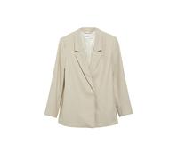 COMMA Regular Fit Blazer mit Reverskragen in Sand, Größe 44