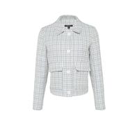 Comma Kurze Tweed-Jacke mit aufgesetzten Taschen