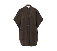 Comma Poncho-Cape 7740136 mit Knopfverschluss Braun