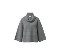 comma Strickpullover mit Rollkragen in Anthrazit, Größe L