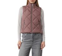 Comma Outdoor-Weste Kurze Steppweste mit Ripp-Stehkragen Pink 42