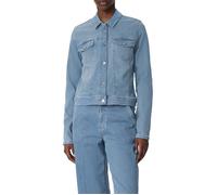 comma Jeansjacke mit Knopfleiste in Jeansblau, Größe 46