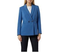 comma - Leichter Twill-Blazer im Regular Fit blau - Gr. - 42