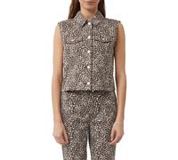 comma casual identity - Indoor-Weste beige|mehrfarbig - Gr. - 34