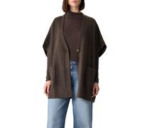 Comma Poncho-Cape 7740136 mit Knopfverschluss Braun