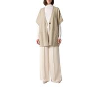 Comma Indoor-Poncho mit Knopfverschluss Violett